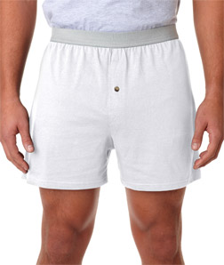 Adult Cotton Jersey Knit Boxer Shorts