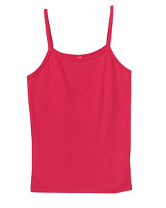 Women Baby Rib Spaghetti Strap Tank