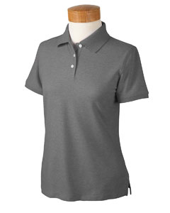 Women Recycled Pima Mélange Piqué Polo