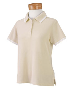 Women Tipped Performance Plus Piqué Polo