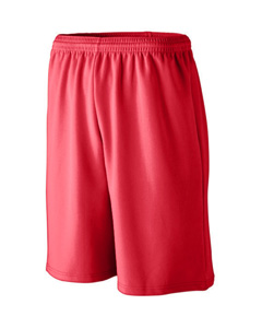 Men Long Length Wicking Mesh Athletic Short