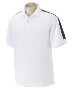 Men Dri Fast Advantage Colorblock Mesh Polo