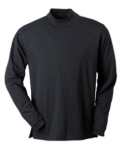 Men Long Sleeve Performance Wicking Mock