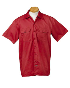 Men Short Sleeve Work Shirt