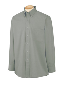 Men Wrinkle Resistant Blended Pinpoint Oxford Shirt