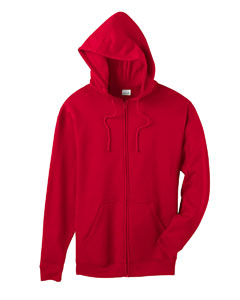 Men Organic Cotton Recycled Polyester Full Zip Hood