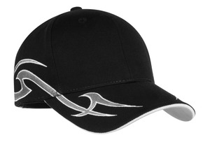 Racing Cap With Sickle Flames