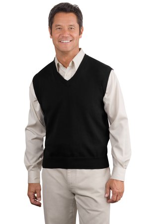 Fine Gauge V Neck Sweater Vest