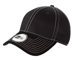 Stretch Mesh Contrast Stitch Cap