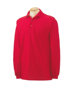 Men Ultra Cotton Ringspun Piqué Long Sleeve Polo