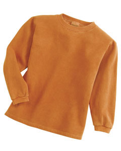 Kids Garment Dyed Fleece Crew