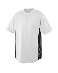 Boys Wicking Color Block Two Button Jersey