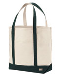 Canvas Boater Tote Bag