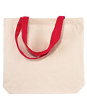 Canvas Tote With Contrasting Handles 12oz