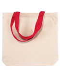 Contrast Handle Canvas Tote