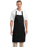 Adjustable Bib Apron With Three Pockets