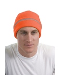 Safety Beanie With Reflective Stripe