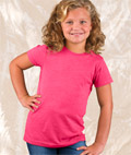 Girls' Fine Jersey Vintage Blend Longer Length T