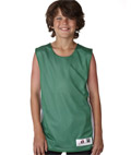 Youth Mesh/dazzle Reversible Poly Tank