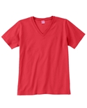 Women Combed Ringspun V Neck T Shirt