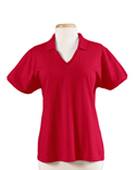 Women Jersey Polo With Spotshield