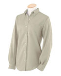 Women Long Sleeve Wrinkle Resistant Oxford