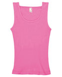 Women Ringspun Rib Tank