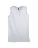 Women Sleeveless Two Button Softball Jersey