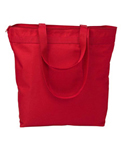 Large Tote With Zipper Closure