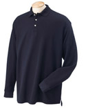 Men Long Sleeve Performance plus Piqué Polo