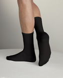 Men Black Crew Socks