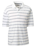 Men High Twist Cotton Tech Stripe Polo