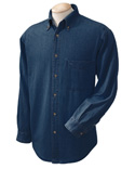 Men Long Sleeve Denim Shirt