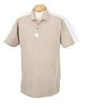 Men Piped Technical Performance Polo