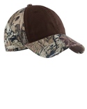 Camo Cap With Contrast Front Panel