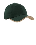 Twill Cap With Contrast Visor Trim and Underbill