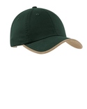 Twill Cap With Contrast Visor Trim and Underbill