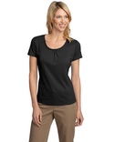 Port Authority® Ladies Silk Touch Interlock Scoop Neck Shirt