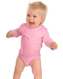 Infant Long Sleeve 1 Piece With Shoulder Snaps