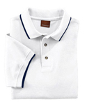 Men Short Sleeve Piqué Polo With Tipping