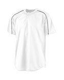 Men Wicking Two Button Baseball Jersey