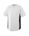 Boys Wicking Color Block Two Button Jersey